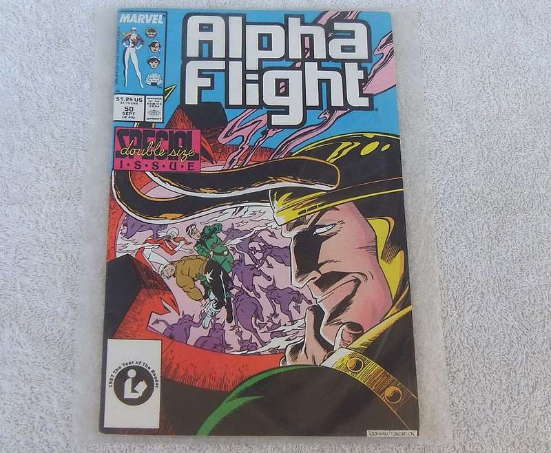 1987 MARVEL - ALPHA FLIGHT #50 ( SPECIAL DOUBLE SIZE ISSUE )