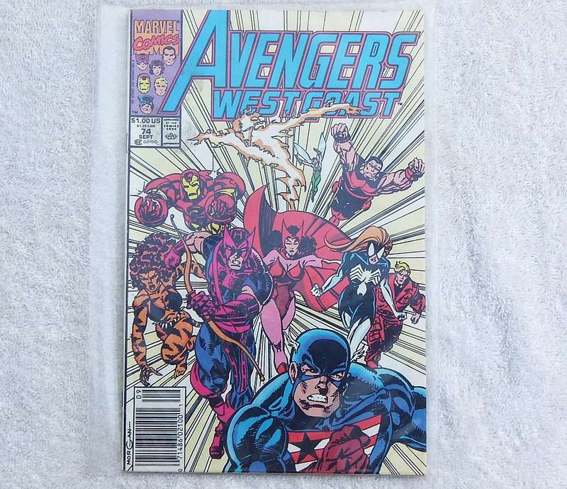 MARVEL COMICS - 1991 AVENGERS WEST COAST #74