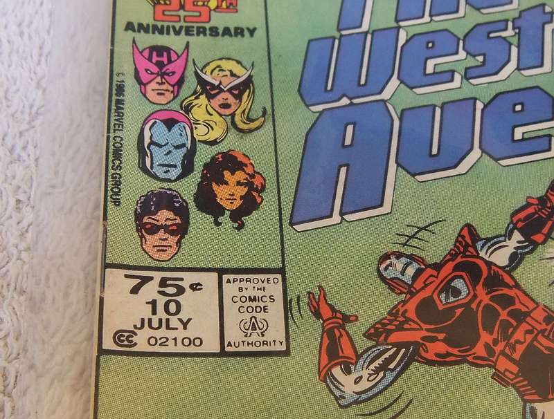 MARVEL 25TH ANNIVERSARY - 1986 THE WEST COAST AVENGERS #10