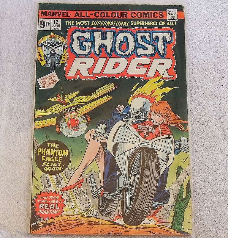 MARVEL ALL -COLOUR COMICS - 1975 GHOST RIDER #12