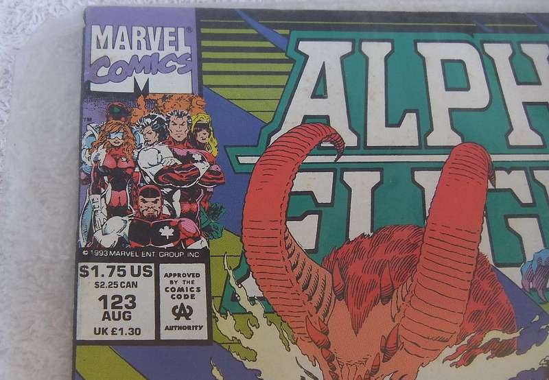 1993 MARVEL COMICS - ALPHA FLIGHT #123 ( BURNED BY WITCHFIRE )