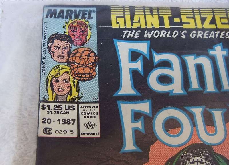 1987 MARVEL - THE FANTASTIC FOUR #20 GIANT -SIZED ANNUAL