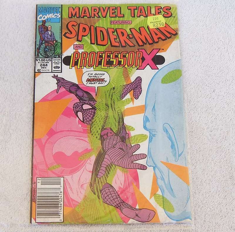 MARVEL COMICS - 1990 MARVEL TALES #244 FEATURING SPIDER-MAN AND PROFESSOR X