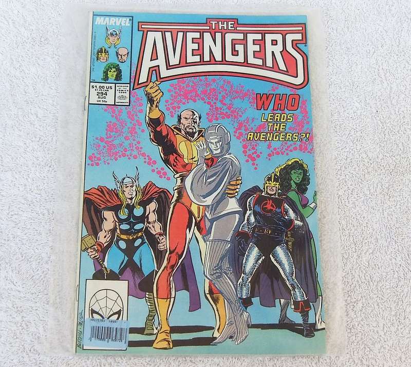 1988 MARVEL - THE AVENGERS #294 ( WHO LEADS THE AVENGERS )