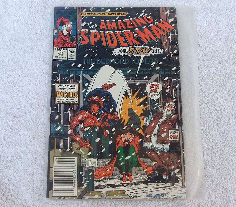 1989 MARVEL - THE AMAZING SPIDER-MAN #314 ( PETER AND MARY JANE EVICTED ! )