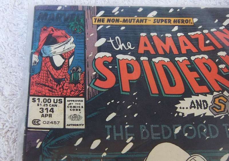 1989 MARVEL - THE AMAZING SPIDER-MAN #314 ( PETER AND MARY JANE EVICTED ! )