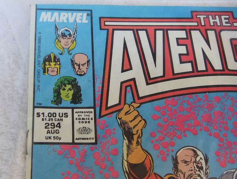1988 MARVEL - THE AVENGERS #294 ( WHO LEADS THE AVENGERS )
