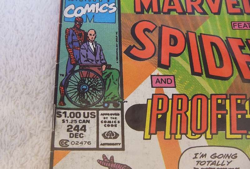 MARVEL COMICS - 1990 MARVEL TALES #244 FEATURING SPIDER-MAN AND PROFESSOR X