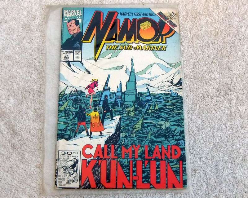 1991 MARVEL COMICS - NAMOR THE SUBNARINER #21 CALL MY LAND KUN-LUN