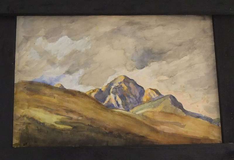 AN ORIGINAL WATERCOLOUR PAINTING BY HEDWIG BRECHER EIBUSCHITZ - UNFRAMED