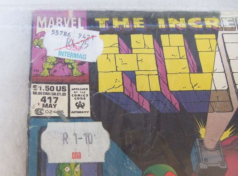 1994 MARVEL COMICS - THE INCREDIBLE HULK #417 ( Infamous risque Bachelor Party issue )
