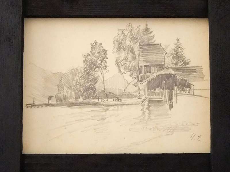 AN ORIGINAL SKETCH BY HEDWIG BRECHER EIBUSCHITZ - UNFRAMED