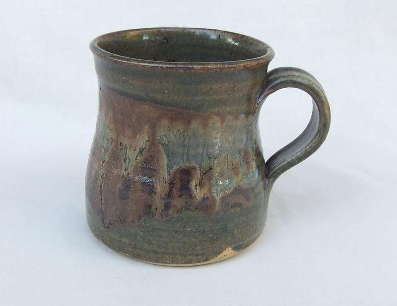 A vintage handmade Pottery mug or jug by Paul Melser