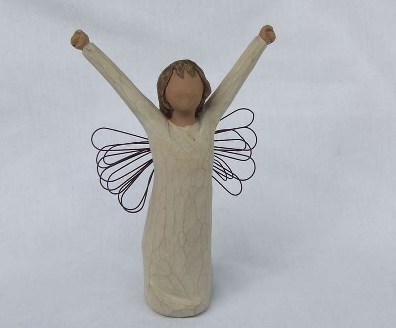 A SPECIAL FIGURINE ENTITLED "COURAGE" MADE FOR WILLOW TREE DESIGNED BY SUSAN LORDI 2004