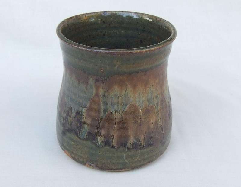 A vintage handmade Pottery mug or jug by Paul Melser