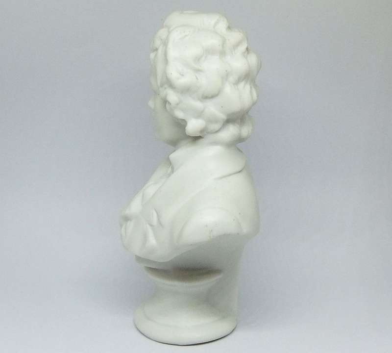 German Bisque Porcelain Bust of Beethoven
