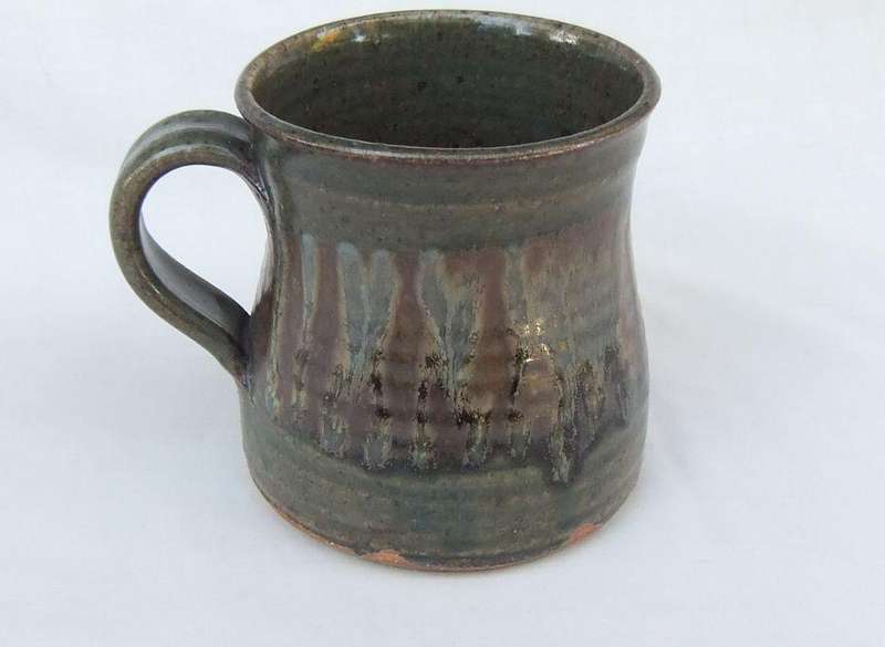 A vintage handmade Pottery mug or jug by Paul Melser