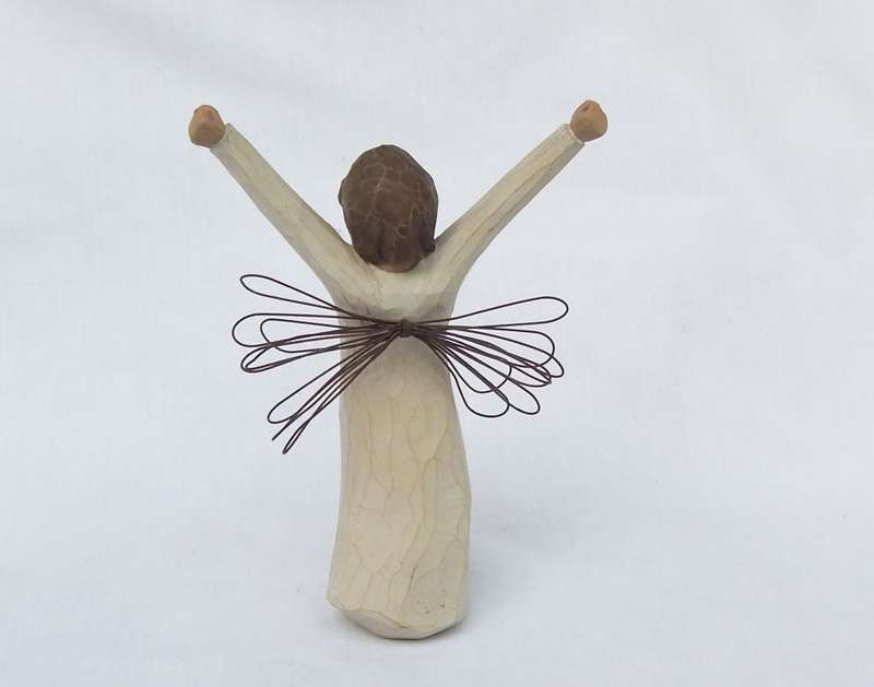 A SPECIAL FIGURINE ENTITLED "COURAGE" MADE FOR WILLOW TREE DESIGNED BY SUSAN LORDI 2004