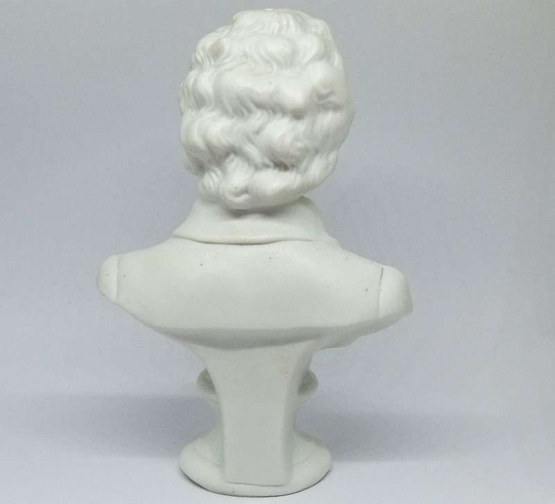 German Bisque Porcelain Bust of Beethoven
