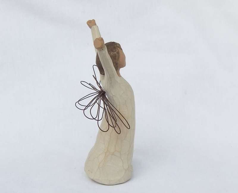 A SPECIAL FIGURINE ENTITLED "COURAGE" MADE FOR WILLOW TREE DESIGNED BY SUSAN LORDI 2004