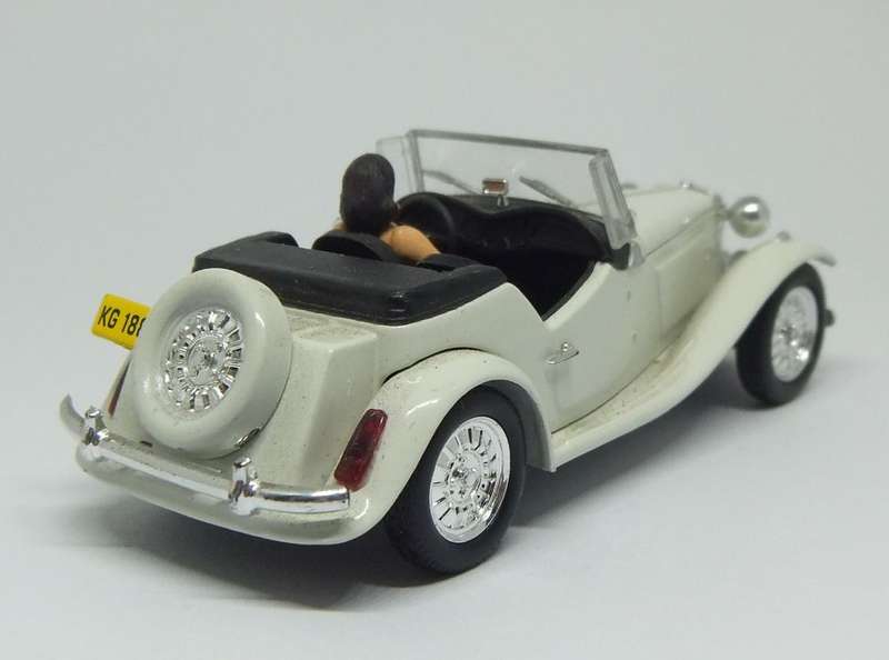 A 1:43 SCALE DIE CAST METAL MODEL OF THE MP LAFER WITH DRIVER