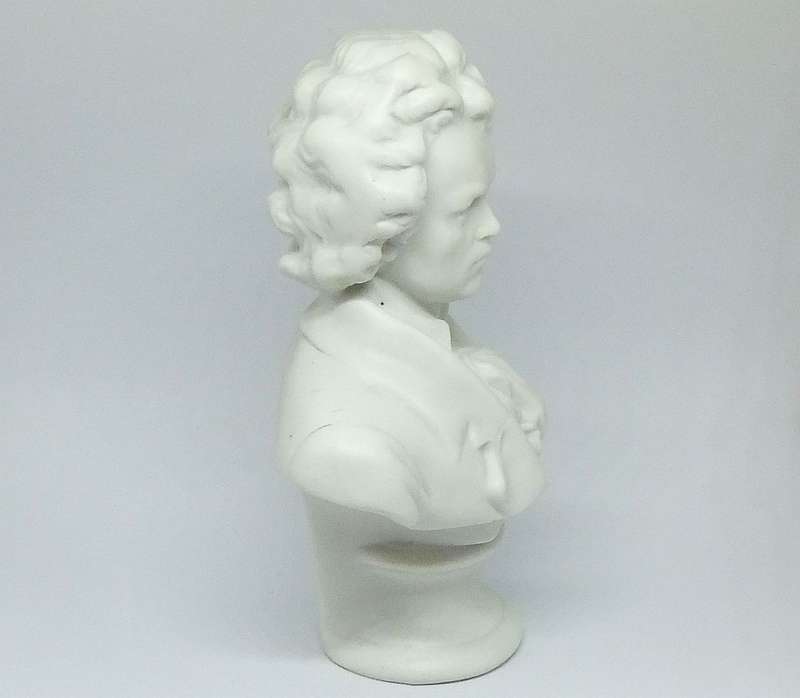 German Bisque Porcelain Bust of Beethoven