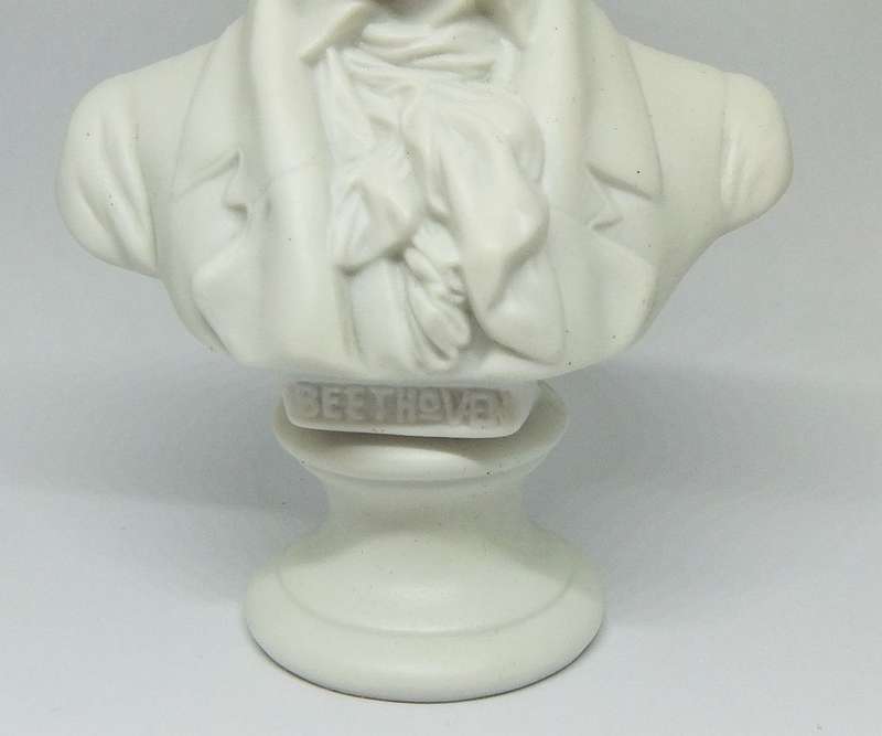 German Bisque Porcelain Bust of Beethoven