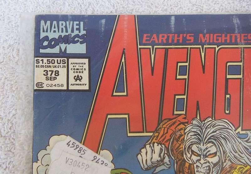 1994 MARVEL COMICS - THE AVENGERS #378 ( FALLOUT )
