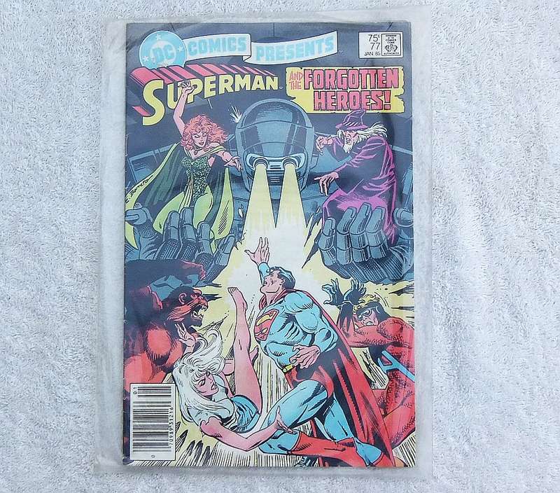 DC COMICS - 1985 DC COMICS PRESENTS #77 " SUPERMAN AND THE FORGOTTEN HEROES"