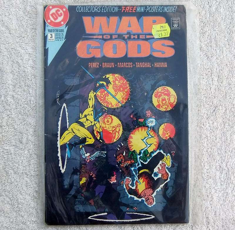1991 DC COMICS - WAR OF THE GODS #3