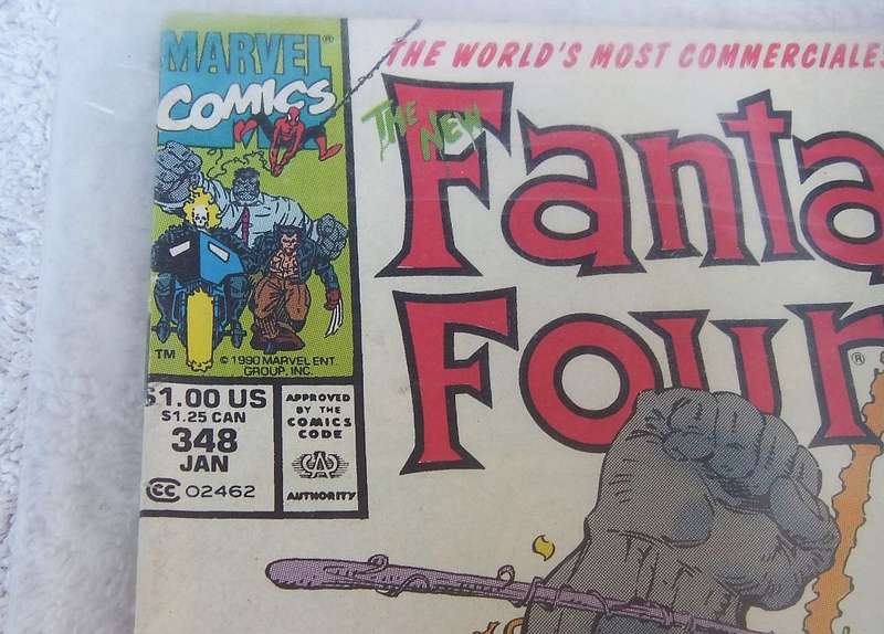 1990 MARVEL COMICS - THE NEW FANTASTIC FOUR #348