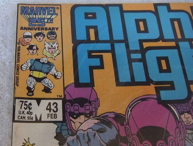 1986 MARVEL 25TH ANNIVERSARY - ALPHA FLIGHT #43