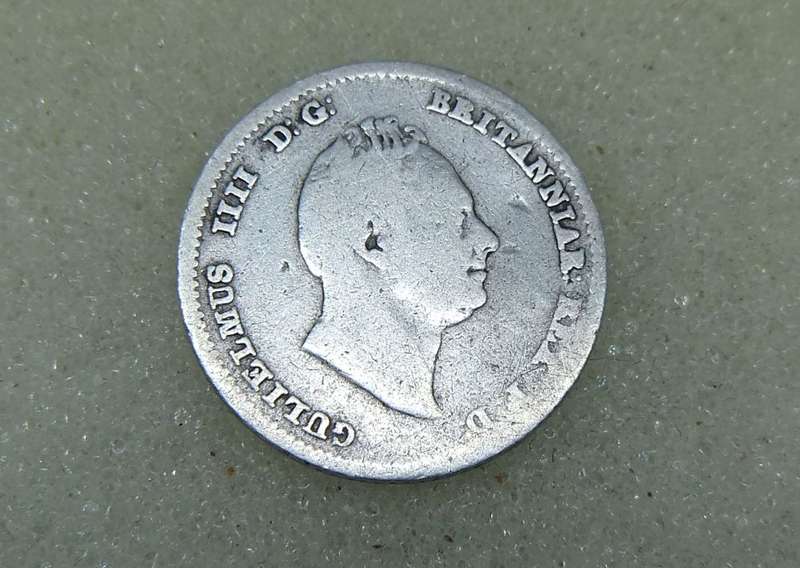 1836 BRITISH SILVER FOUR PENCE COIN