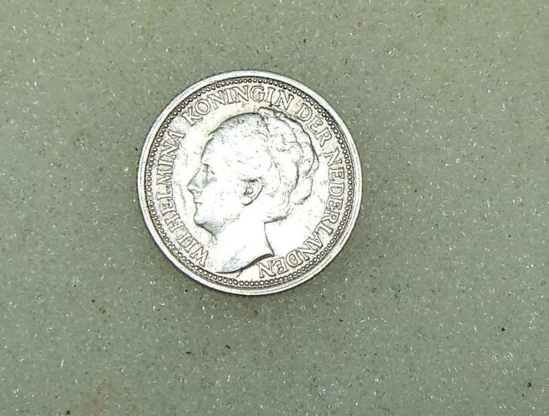 1939 TEN CENTS COIN - NETHERLANDS - SILVER