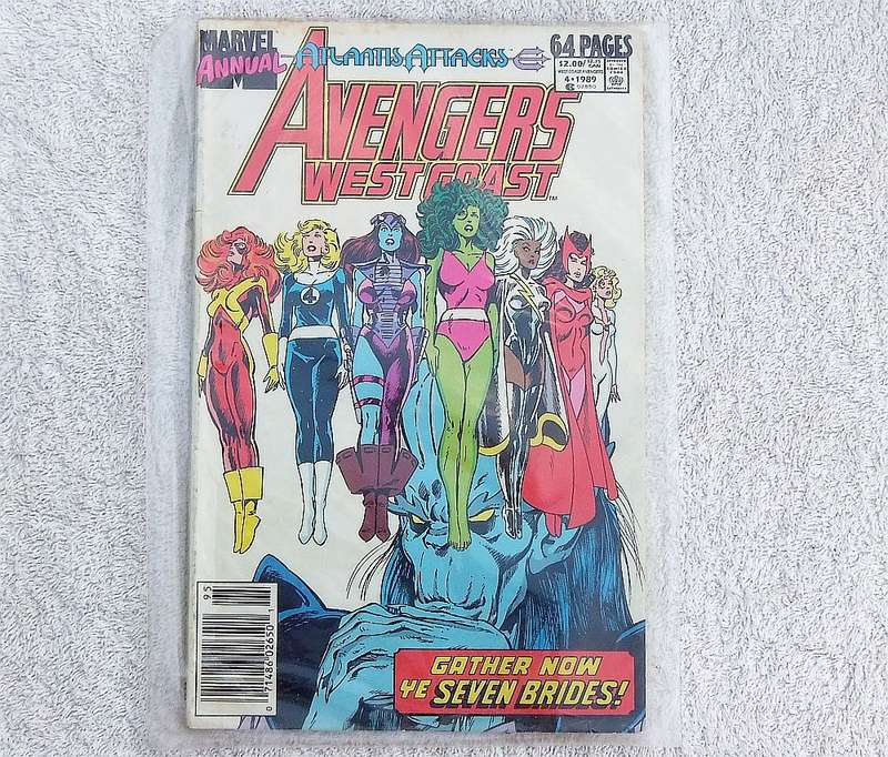 1989 MARVEL ANNUAL - AVENGERS WEST COAST #4