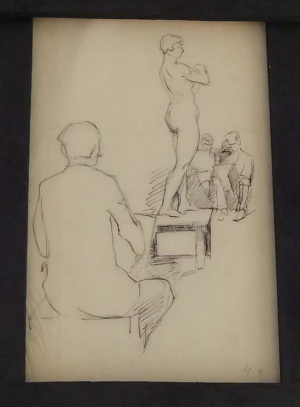 AN ORIGINAL SKETCH BY HEDWIG BRECHER EIBUSCHITZ - UNFRAMED