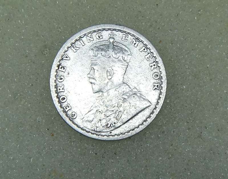1912 TWO ANNAS - INDIA - SILVER
