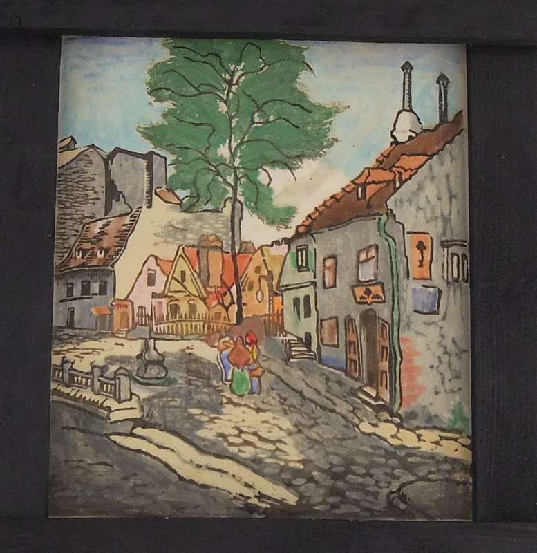 AN ORIGINAL ETCHING / WOODBLOCK BY HEDWIG BRECHER EIBUSCHITZ - UNFRAMED