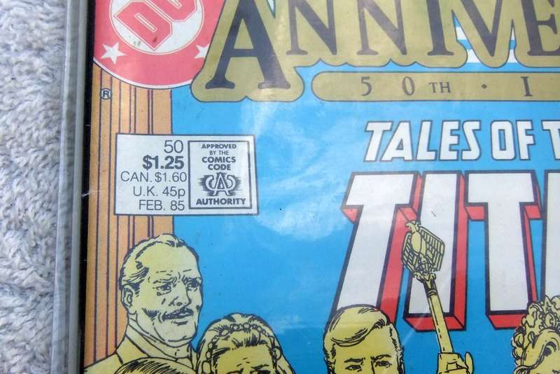 1985 DC COMICS - TALES OF THE TEEN TITANS #50 - 50TH ANNIVERSARY