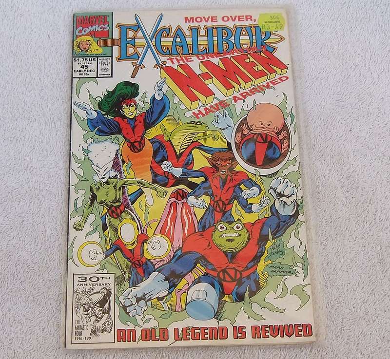 MARVEL COMICS - 1991 EXCALIBUR #45