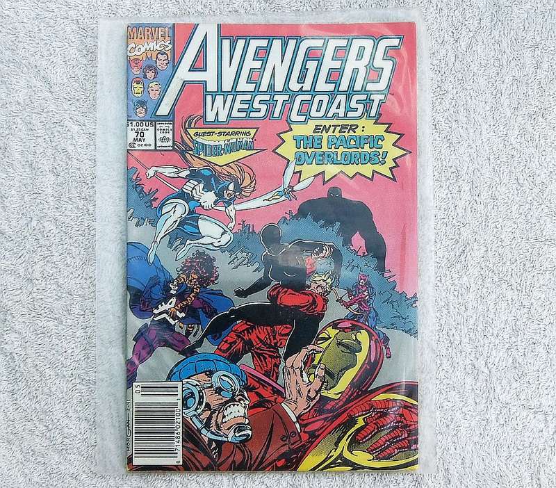 1991 MARVEL COMICS - AVENGERS WEST COAST #70 ZAR350