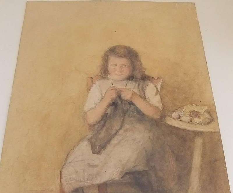 An original watercolour painting by Dutch artist Jaacob Taanman ( 1836 - 1923 )