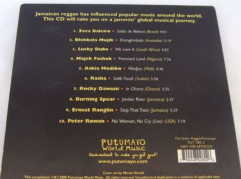 2 CD LOT !! PARIS & REGGAE AROUND THE WORLD BY PUTUMAYO WORLD MUSIC !! FREE COMBINING !!