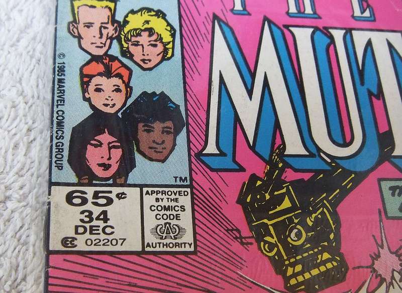 MARVEL - 1985 THE NEW MUTANTS #34