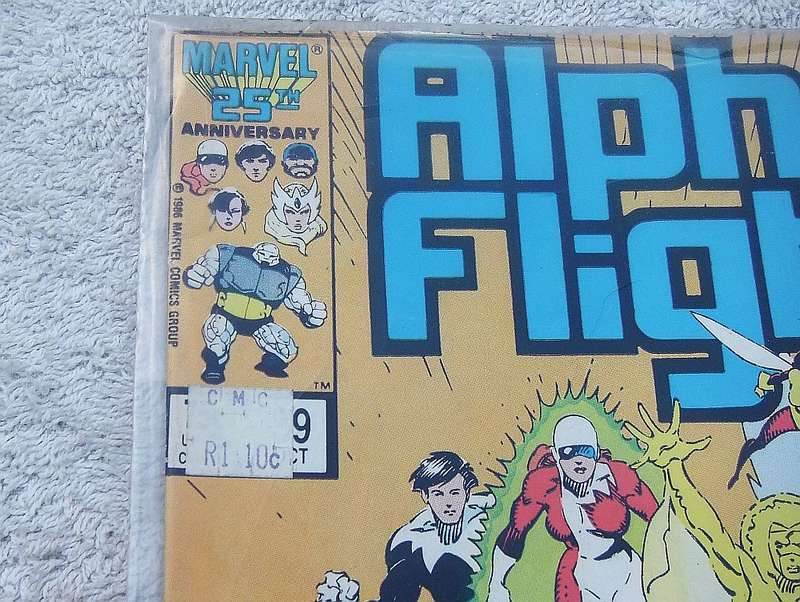 1986 MARVEL COMICS 25TH ANNIVERSARY - ALPHA FLIGHT #39