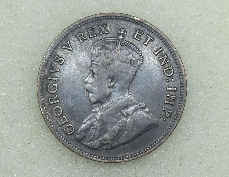1922 EAST AFRICA 1 SHILLING COIN - 25% SILVER