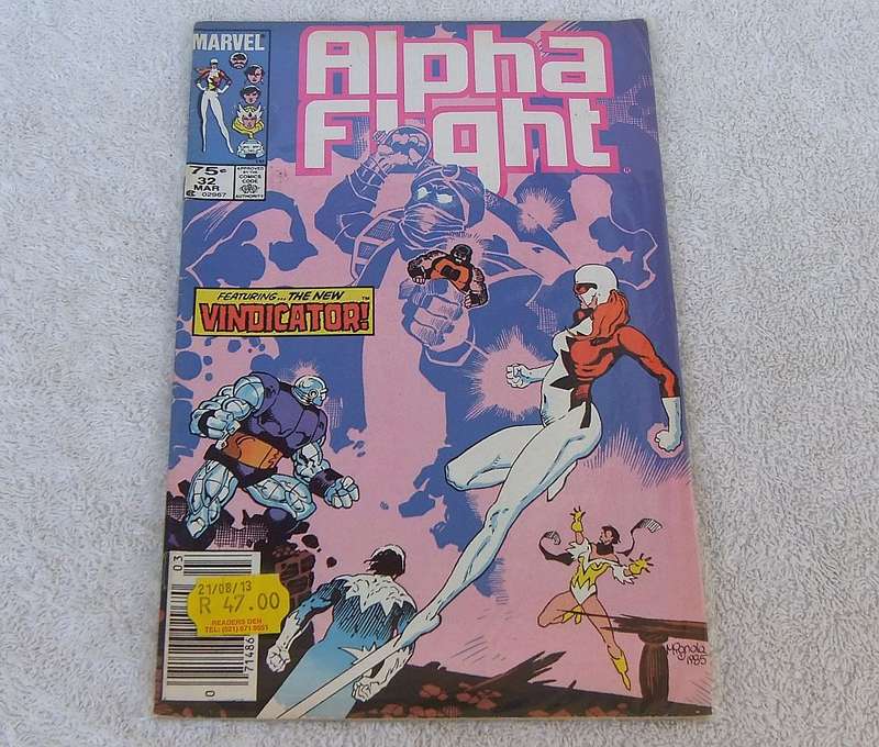 MARVEL 1986 ALPHA FLIGHT #32 ( FEATURING THE NEW VINDICATOR )