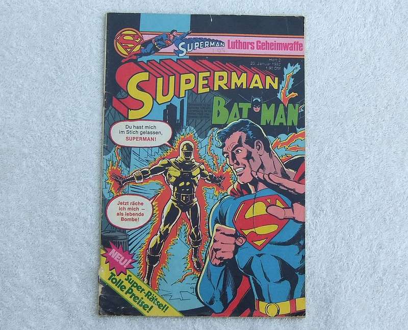 1982 GERMAN SUPERMAN / BATMAN #2