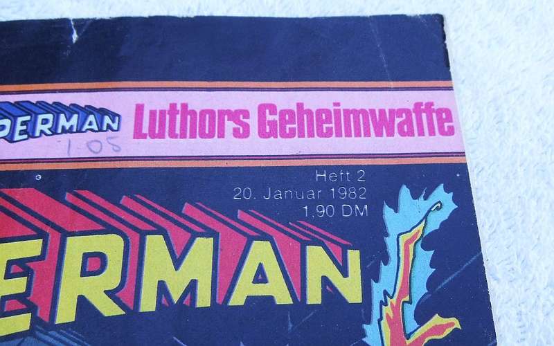 1982 GERMAN SUPERMAN / BATMAN #2