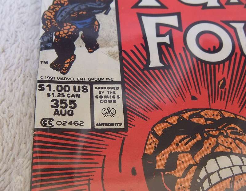 1991 MARVEL COMICS - FANTASTIC FOUR #355